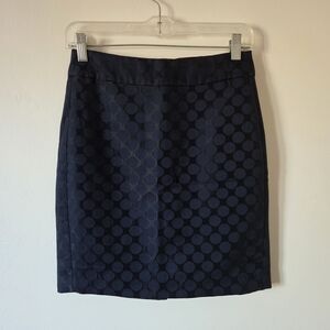 Banana Republic Navy Polka Dot Mini Skirt
